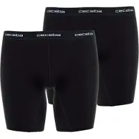 Ceceba New Classics - 2-pack Heren cyclist boxer - extra lange pijpen - Zwart