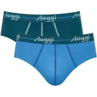 Sloggi Slip hemelsblauw / petrol / mintgroen
