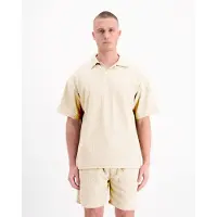 BLACK BANANAS Terry Lounge Polo, Zand