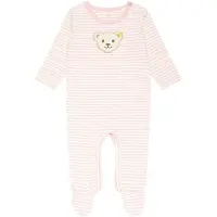 Steiff Rompertje/body beige / poederroze / wit