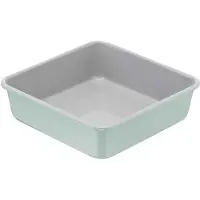 Tefal Ceramik Vierkante Cakevorm 20cm Groen groen Metaal Bakvorm