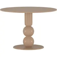 Venture Home Boule eetkamertafel Ø110cm beige.