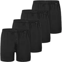 Schiesser Boxershorts zwart