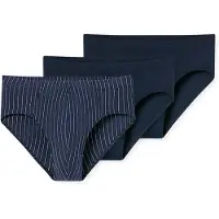 Schiesser Slip '95/5' blauw / donkerblauw / wit