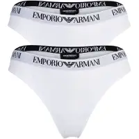 Emporio Armani String zwart / wit