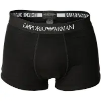 Emporio Armani Boxershorts zwart / wit