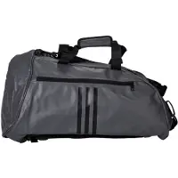 Adidas sporttas en rugzak Judo | PU-leer | Grijs / Zwart (Maat: M)
