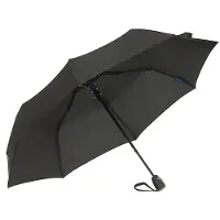 Parasol Automatische Paraplu DA351 Zwart Unisex Opvouwbaar Windproof