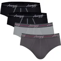 Sloggi Slip donkergrijs / zwart