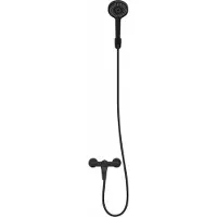 vidaXL Douchkop Set Zwart G 1 / 2 inches Koper