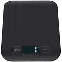INF Oplaadbare Digitale Keukenweegschaal - 5kg Precisie Voedselweegschaal met Tarrafunctie en USB-Oplading 10kg/1g