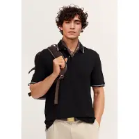 Bugatti Herren Polo Modern Fit van puur katoen