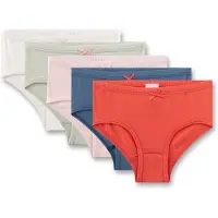 Sanetta Onderbroek crème / saffier / lichtgroen / rosa / rood
