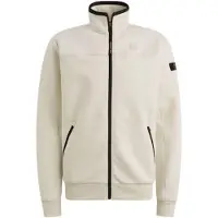 PME Legend Sweatshirt '- Sweat jacket with stand-up collar and zipper closure' beige