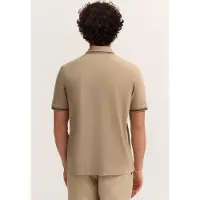 Bugatti Herren Polo Modern Fit van puur katoen