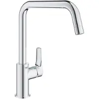 GROHE Via Keukenmengkraan – Hoge Uitloop – Draaibare Buisuitloop (150°) – Lood- en Nikkelvrij (Zero) – Chroom