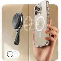 ESR HaloLock Magsafe Zuignap Telefoonhouder met Ringhouder Zwart