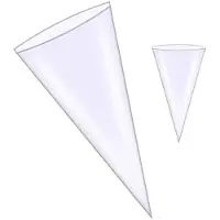 Packlinq Puntzak 25x46cm transparant - 250 stuks