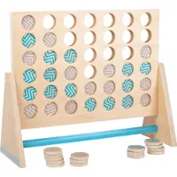 Small Foot Design - Houten Spel Four in a Row XXL, 43dlg.