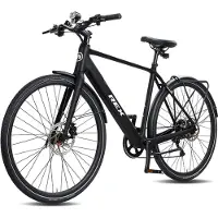 REX Carbon City Elektrische Fiets - 28 inch elektrische fiets unisex- stadsfiets - Achtermotor 250W - SHIMANO 13 Versnellingen - voor dames en heren