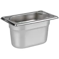 Aps Gastronormbak - GN Bak - RVS - 1,0 Liter - Vaatwasserbestendig - Breukvast - Stapelbaar