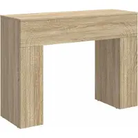 vidaXL Salontafel Sonoma Eiken 102 x 35 x 75 cm Bewerkt hout