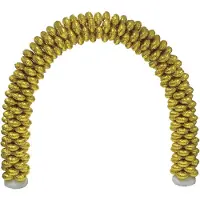 Funny fashion Ballonboog set met 70 stuks 17" folieballonnen, goud