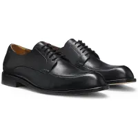 BOSS Leren derbyschoenen met reliëflogo Maat 43.5