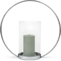 Zilverstad - Windlicht Elana zilver kleur - Moederdag cadeautip!