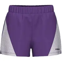 Head Tennisbroek Women Dynamic Shorts Purple/White-M