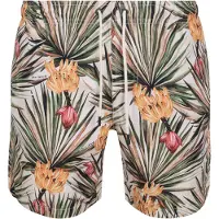 Shiwi Zwemshorts 'Mike Banana Breeze' beige / grasgroen / oranje