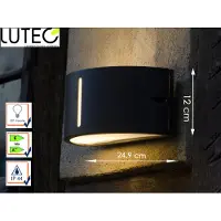 Lutec Wandlamp Bonn design antraciet