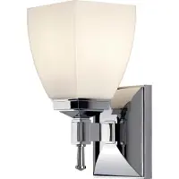 Elstead Lighting LED Badkamerarmatuur Shirebrook | 3W 3000K 300Lm 830 | IP44 | Dimbaar | Polished Chrome
