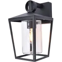 Lutec Design wandlamp West zwart