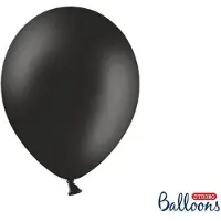Party Deco Pastel Ballonnen Zwart (50st)