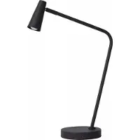 Lucide STIRLING - Oplaadbare Bureaulamp - Accu/Batterij - LED 3 StepDim - 1x3W 2700K - Zwart