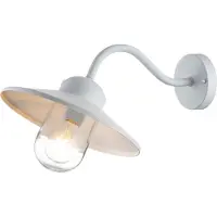 ELSTEAD Buitenverlichting , Klampenborg, dimbare, Wit, Terras, Roestvrij staal, Landhuis / Rustiek