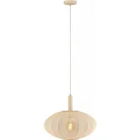 Lucide CORINA - Hanglamp - Ø 50 cm - 1xE27 - Beige - Japandi