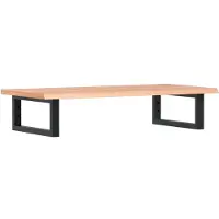 Syfax Badkamer wandschap staal en massief eikenhout