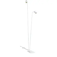 Lyora Witte leeslamp Mono met gouden binnenkant