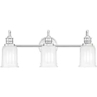 QUOIZEL LED Badkamerarmatuur Swell | 3W 3000K 300Lm 830 | IP44 | Dimbaar | Polished Chrome