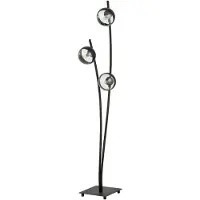 Emibig Vloerlamp 3xE14 40W HUNTER LP3, zwart/gestreept, model 1101/LP3