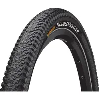Continental Double Fighter III Clincher band 20"Reflex, zwart/zilver 47-406 | 20x1,75" 2022 Banden kinderfietsen & aanhangers