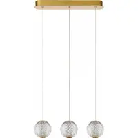 Lucide Gouden hanglamp Cintra 3-lichts