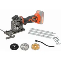 Powerplus Dual Power Mini Invalzaag POWDP25400 - 20 V, Ø89mm, Max Snijdiepte 28 mm - Zonder Accu & Lader