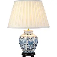 Elstead Lighting LED Tafellamp Linyi | 1X E27 Max 60W | Blue and White