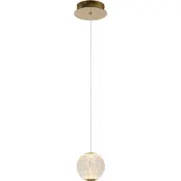 Lucide CINTRA - Hanglamp - Ø 14 cm - LED - 1x5,7W 2700K - Transparant
