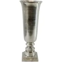 Baroque - Vaas - Vaas 49 cm - Zilver - Aluminium - 49x17x17 - Aluminium