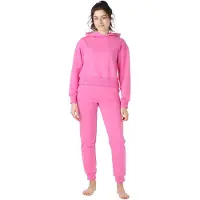 Bellivalini – Sportpak - Dames Huispak – Joggingpak – Trainingspak – Katoen – Tweedelig - Lange Mouwen – Roze – L – BLV-BLV50-222-SET
