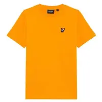 Lyle & Scott T-shirt oranje junior Jongens Katoen Ronde hals Effen - maat 152/158